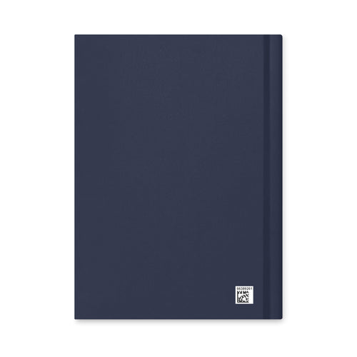AltarWell Moon & Intention Journal, navy hardcover, back cover